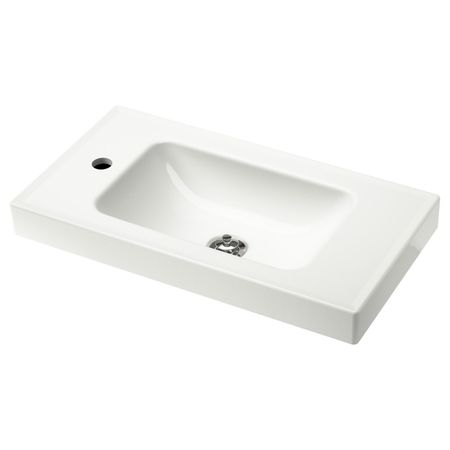 Одинарная раковина, белый 63 см IKEA ХАГАВИКЕН 904.037.90