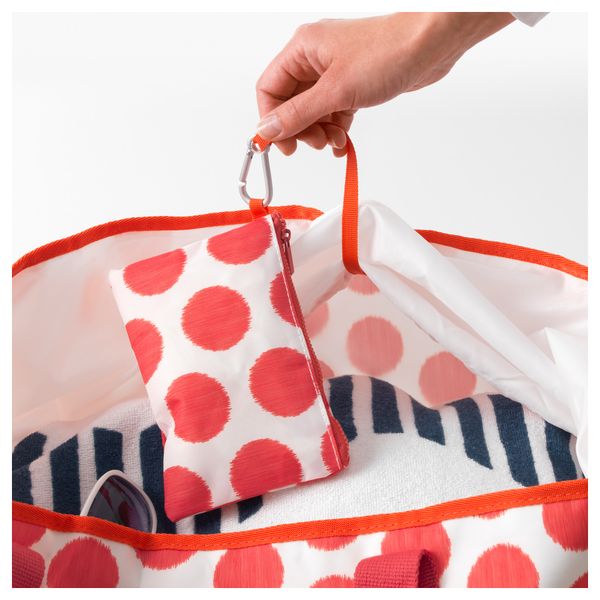 Сумка пляжная СОММАР 2016, красный, точечный - фото 4
