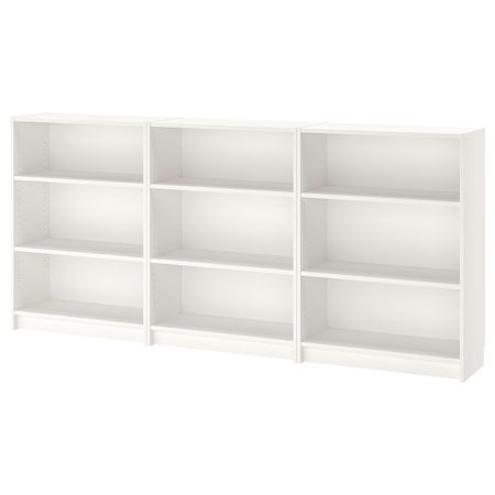 Стеллаж, белый 240x28x106 см IKEA BILLY БИЛЛИ 592.435.44