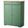 Шкаф для белья ГУРДАЛЬ, зеленый (109x50x137 см)