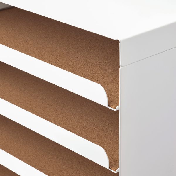 Лоток для корреспонденции, белый IKEA KVISSLE КВИССЛЕ 903.764.33 - схема-чертеж с размерами