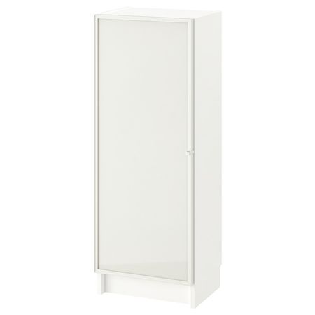 BILLY / HÖGBO Стеллаж комбинация/стекл дверцы - белый 40x30x106 см