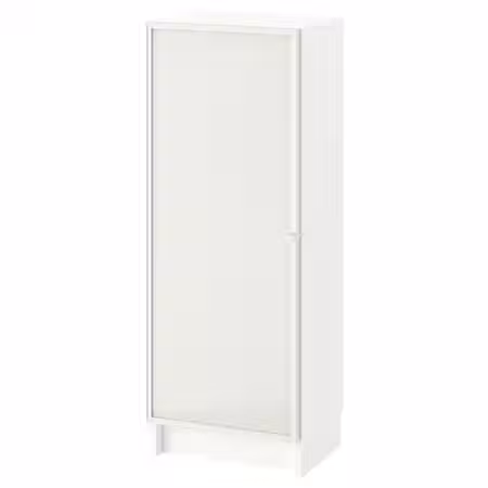 BILLY / HÖGBO Стеллаж комбинация/стекл дверцы - белый 40x30x106 см