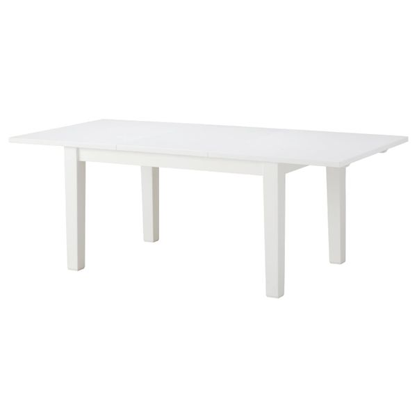 Раздвижной стол, белый 147/204x95 см IKEA STORNÄS СТУРНЭС 002.832.02 - фото 2