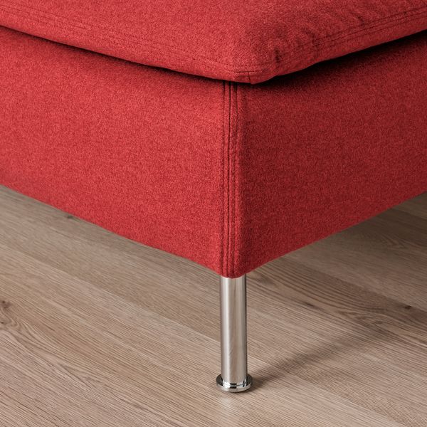 4-местный диван, с козеткой, Tonerud красный IKEA SÖDERHAMN 395.144.52 - фото 6