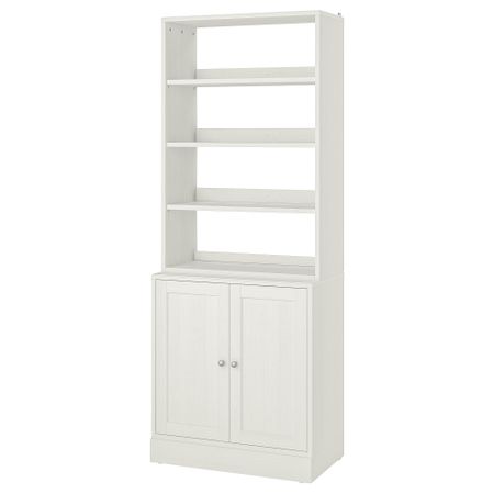 Комбинация для хранения, 81x47x212 см, белый IKEA HAVSTA ХАВСТА 492.659.99