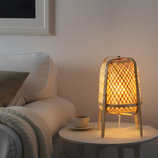 Лампа настольная, бамбук IKEA KNIXHULT КНИКСХУЛЬТ 803.585.33 - фото 2