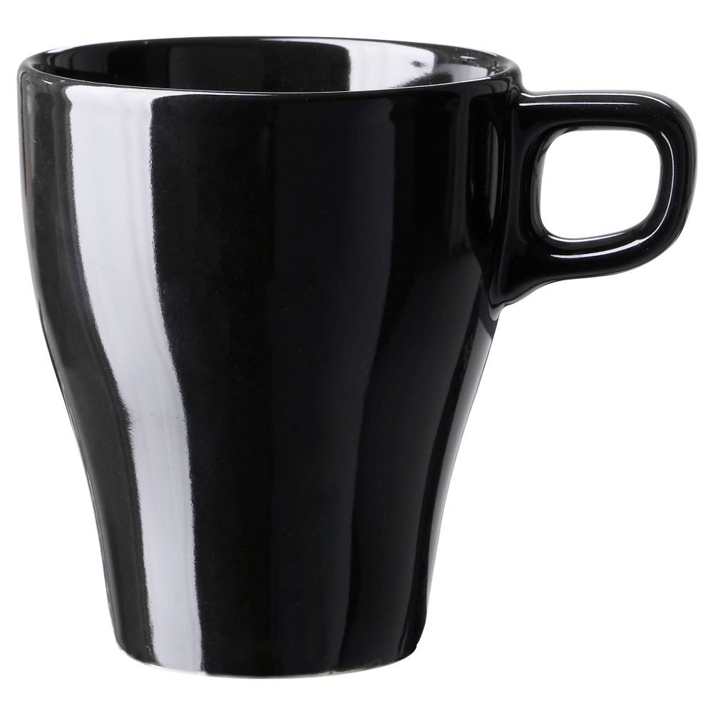 Кружка ФЭРГРИК, каменная керамика черный (25 сл) - фото 1