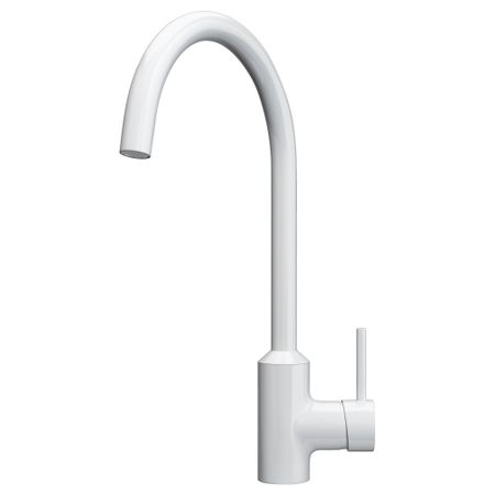 Смеситель кухонный, 1 рычаг РИНГШЕР, белый