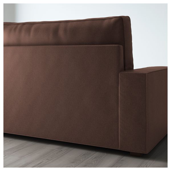 2-местный диван-кровать ВИЛАСУНД, Бурред темно-коричневый - фото 4