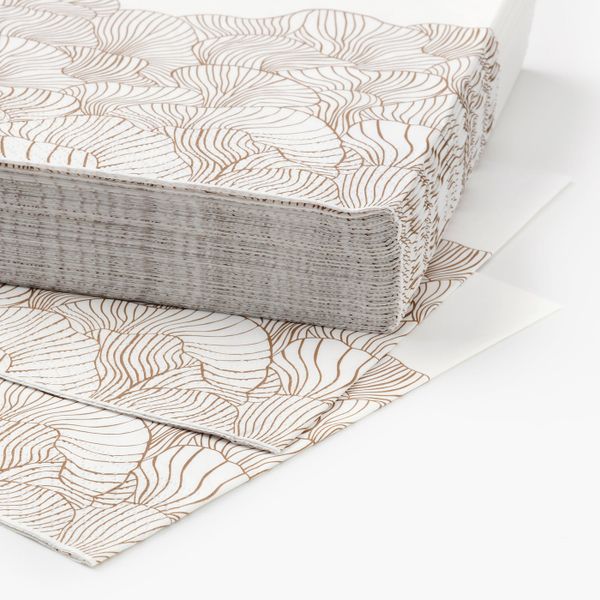 Салфетка бумажная, с рисунком/бежевый 33x33 см IKEA VINTERSNÖ ВИНТЕРСНЁ 505.110.46 - схема-чертеж с размерами