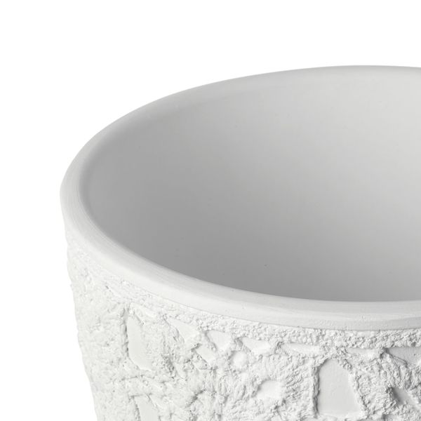 Горшок цветочный, белый, цветок, 15 см IKEA САЛЬПЕТЕР 304.484.47 - фото 3