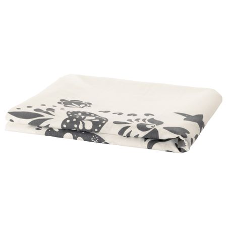 Скатерть ВИНТЕР 2016, белый, серый (145x320 см)