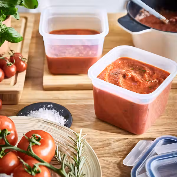 IKEA 365+ Контейнер для продуктов - четырехугольной формы/пластик 1.4 л - фото 2