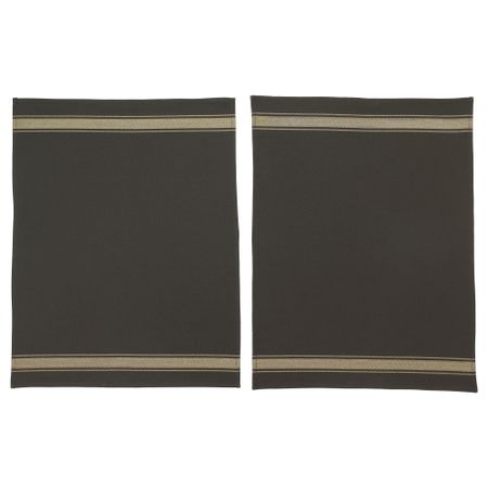 Полотенце кухонное ВАРДАГЕН, черный (50x70 см)