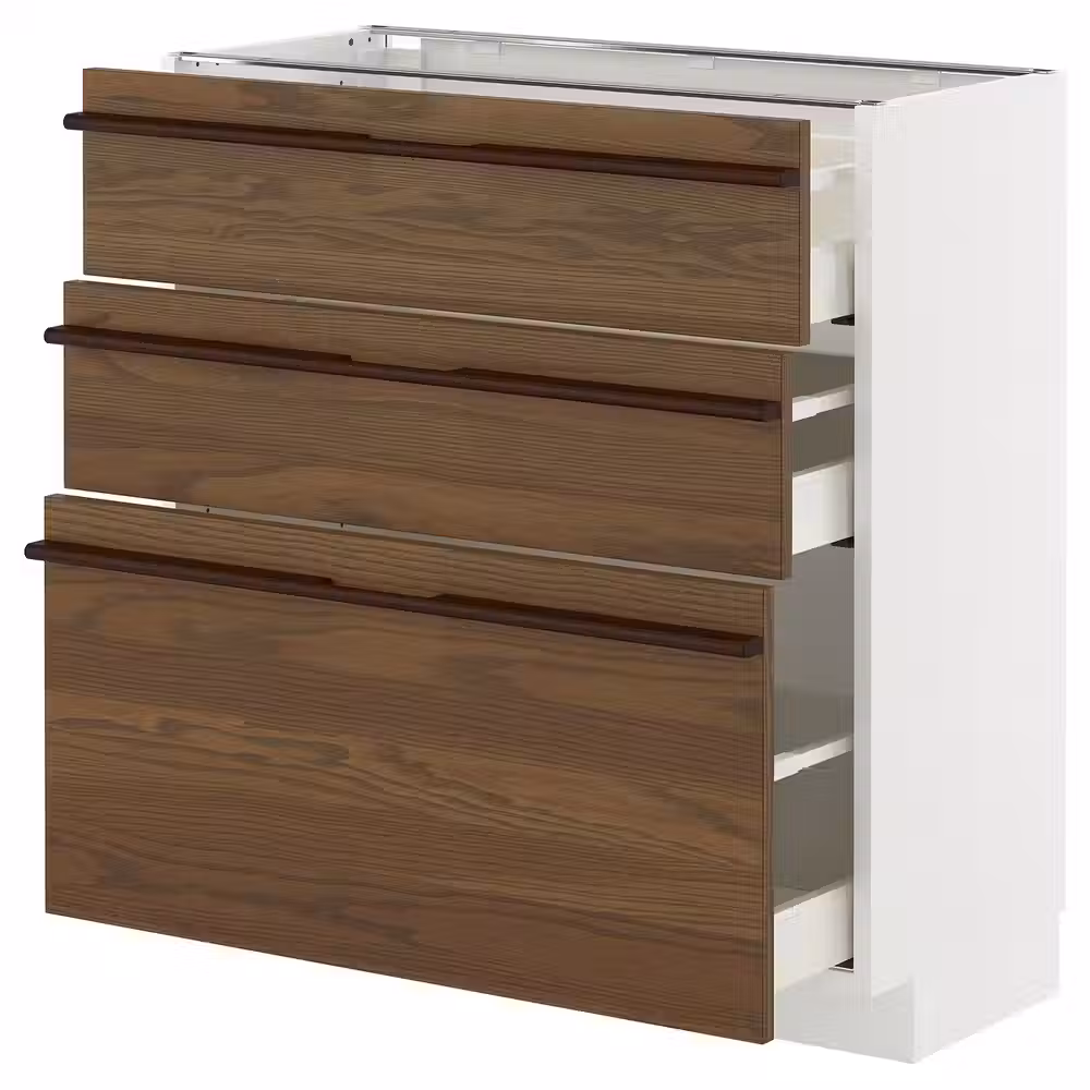 METOD / MAXIMERA Напольный шкаф с 3 ящиками - фото 1