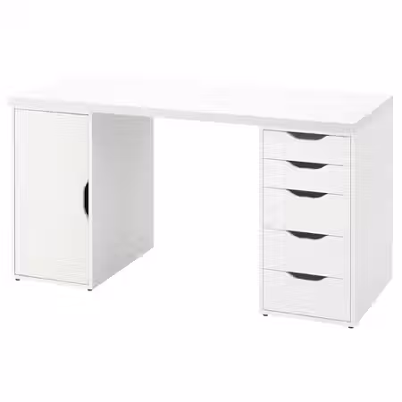 LAGKAPTEN / ALEX Письменный стол - белый 140x60 см