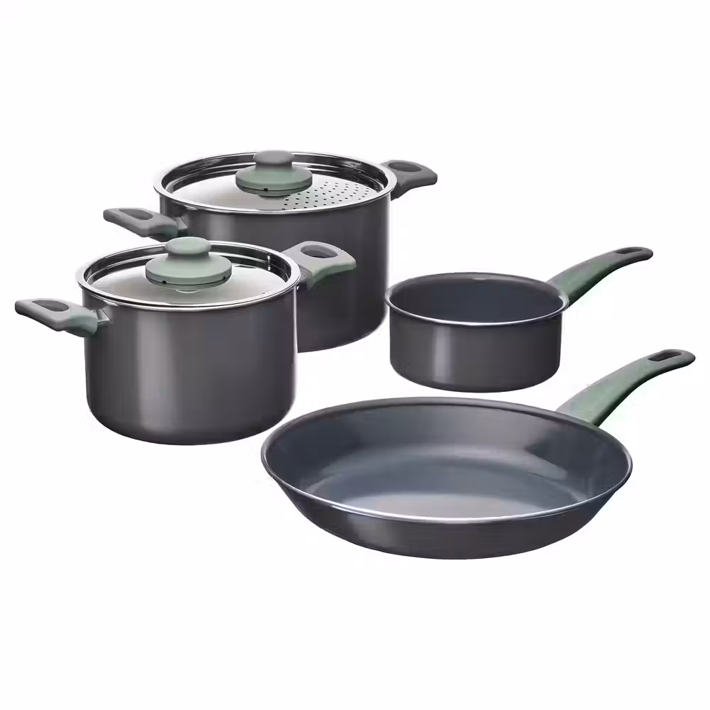 HEMLAGAD Набор кухонной посуды, 6 предм. - фото 1