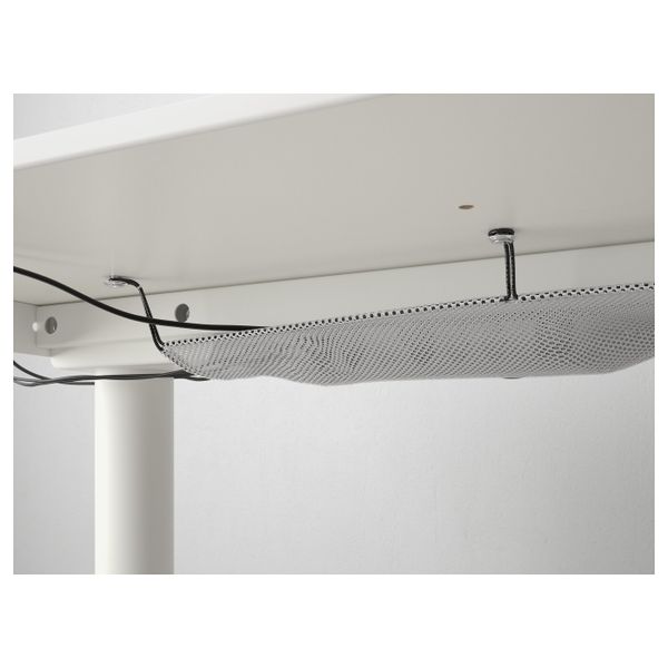 Стол-трансформер для приемной, белый 160x80 120 см IKEA БЕКАНТ 692.786.89 - фото 4