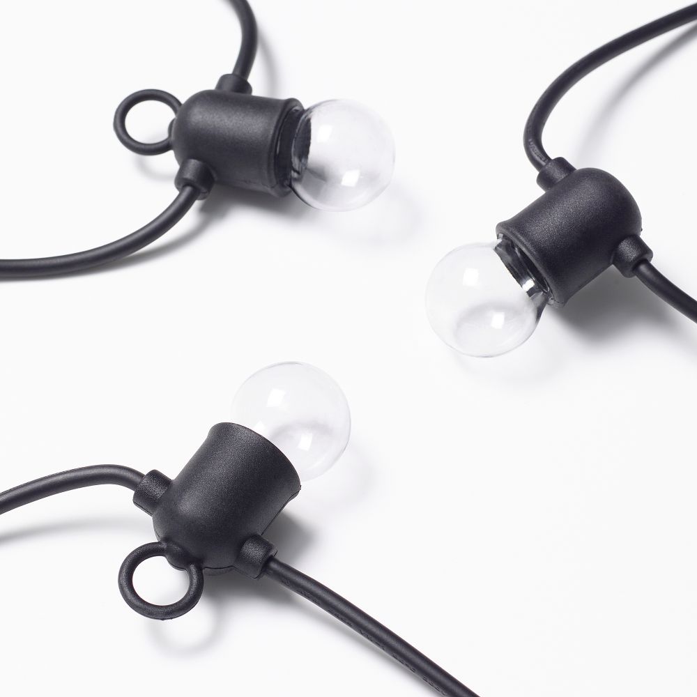 Гирлянда, 24 светодиода, для сада черный IKEA UTSUND УТСУНД 005.218.11 - фото 1