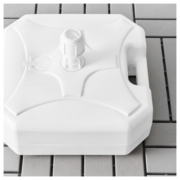 Опора зонта от солнца ФИСКЁ, белый - схема-чертеж с размерами