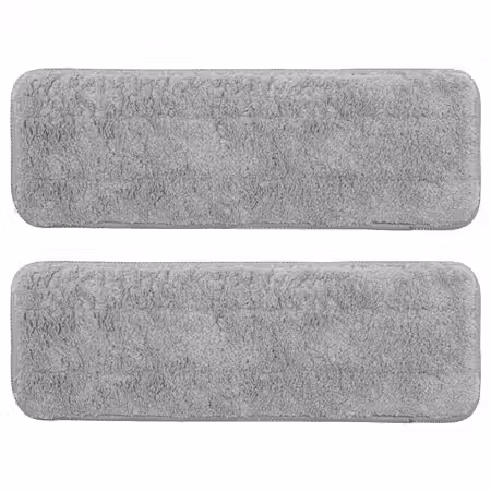 PEPPRIG Насадка д/плоской швабры,микрофибра - серый 10x29 см