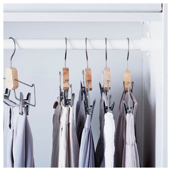 Вешалка для юбок, брюк БУМЕРАНГ, хромированный - схема-чертеж с размерами