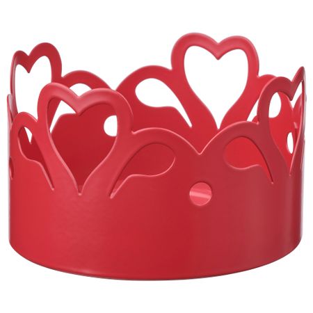 Подсвечник для греющей свечи, 5 см, красный IKEA VINTERFINT 405.304.70