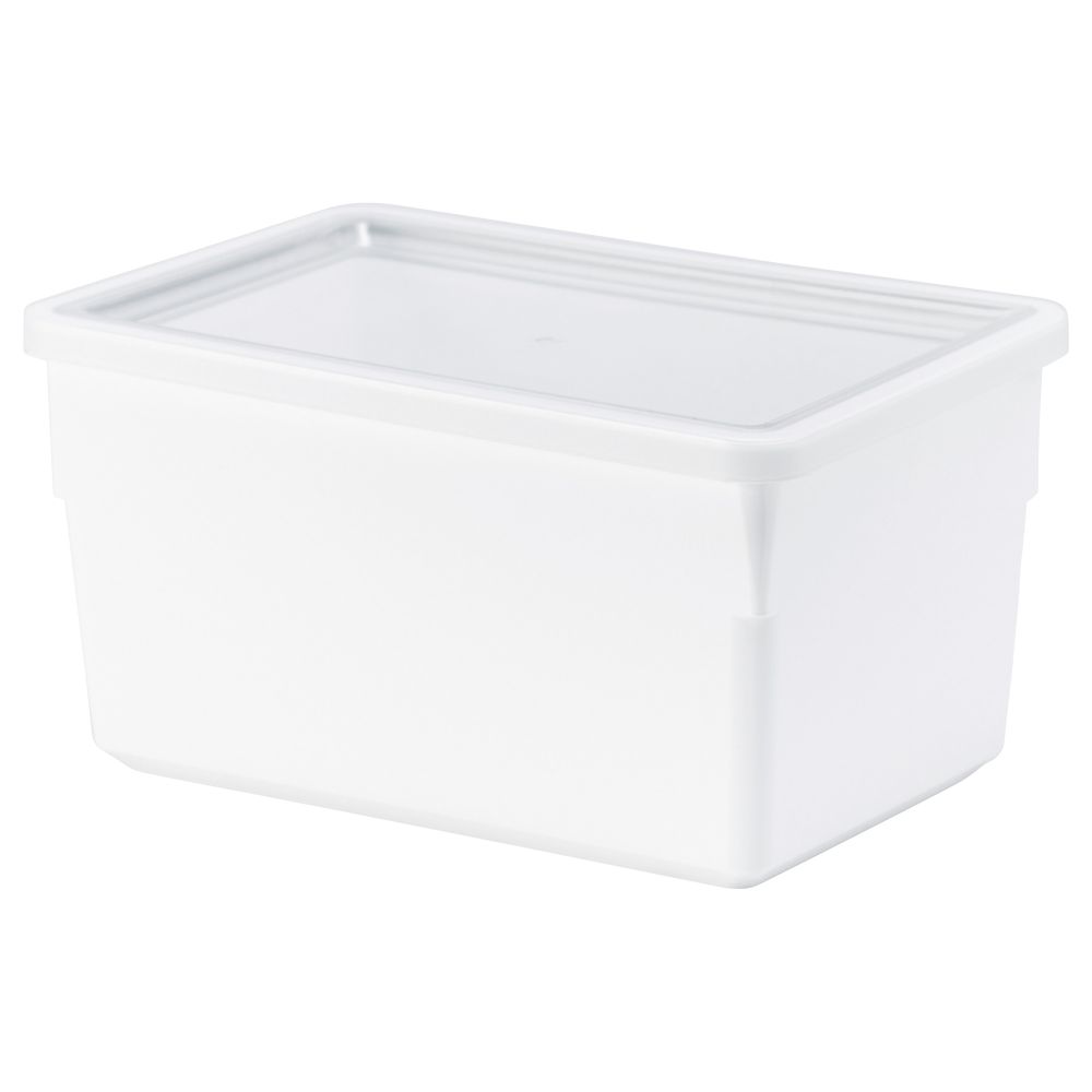 Контейнер + крышка для сухих продуктов ТИЛЛЬСЛУТА, белый (23x15x12 см) - фото 1