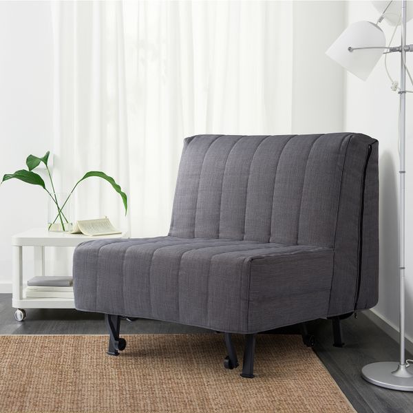 Кресло-кровать, Шифтебу темно-серый IKEA LYCKSELE ЛИКСЕЛЕ 593.878.01 - фото 3
