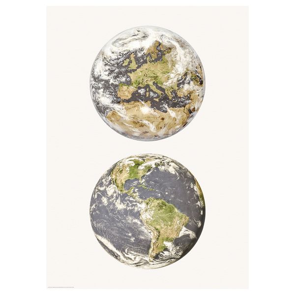 Постер, Земля, 50x70 см IKEA DRÖMBILD ДРЁМБИЛЬД 604.524.09 - фото 2