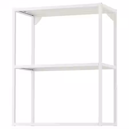 ENHET Навесной каркас с полками - белый 60x30x75 см