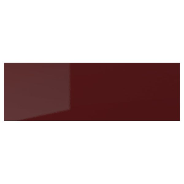 Фронтальная панель ящика, глянцевый темный красно-коричневый 60x20 см IKEA KALLARP КАЛЛАРП 504.348.64 - фото 1