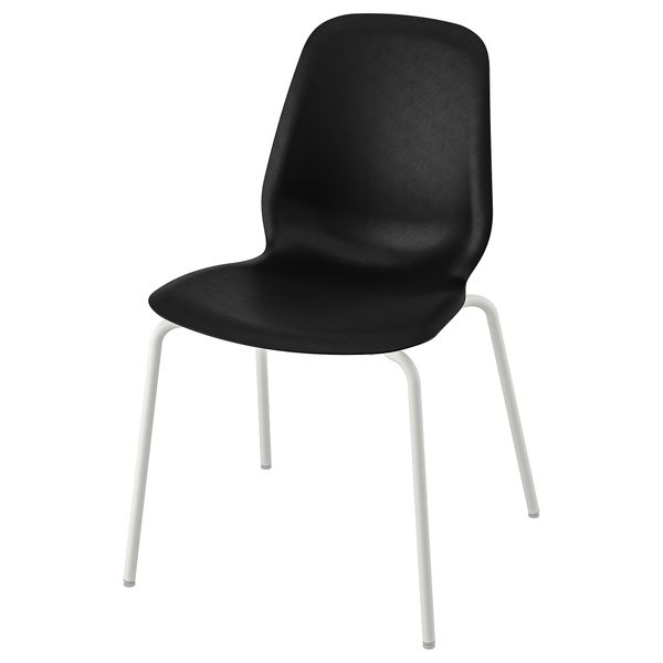 Стул, черный, сефаст белый IKEA LIDÅS 595.055.69 - фото 2