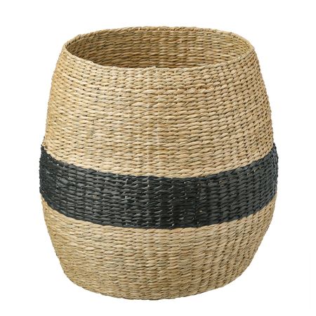 Корзина, водоросли, черный 40 см IKEA ТИЛЛЕВИПС 704.395.06