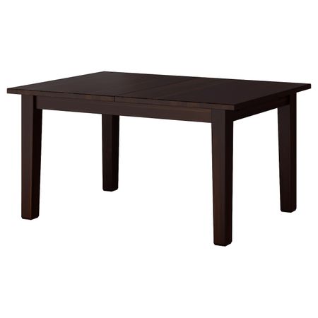 Раздвижной стол, коричнево-чёрный 147/204x95 см IKEA STORNÄS СТУРНЭС 403.714.09