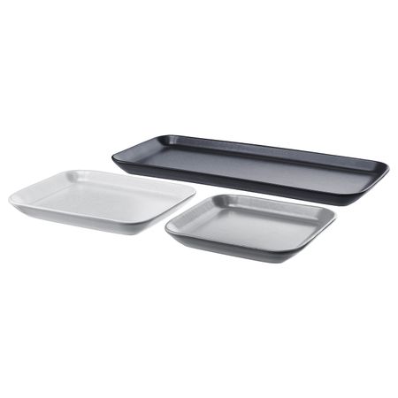 Тарелка для свечи, 3 шт. IKEA SINNESRO СИННЕСРО 403.500.39