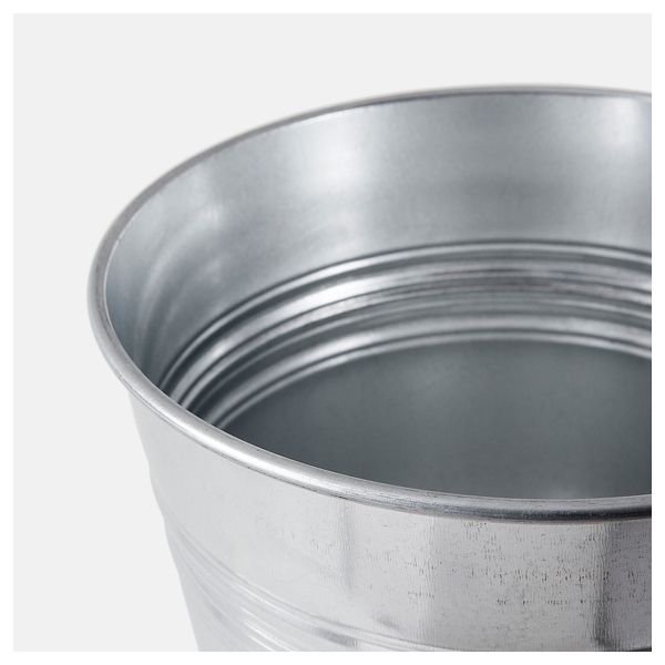 Кашпо СОККЕР, д/дома/улицы, оцинковка (17 см) - схема-чертеж с размерами