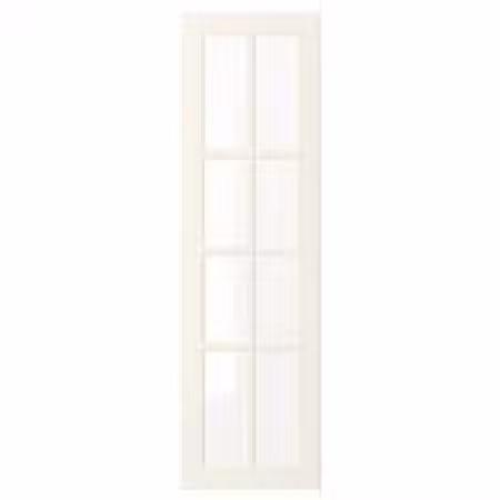 BODBYN Стеклянная дверь - белый с оттенком 30x100 см