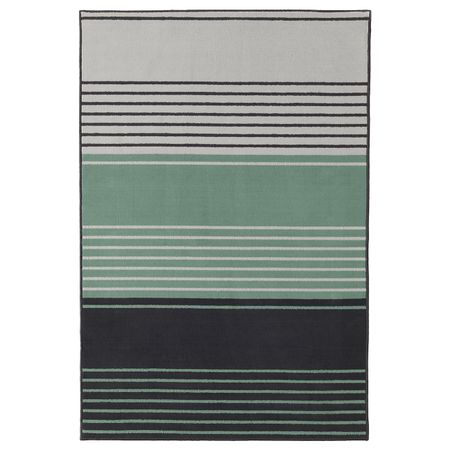 Ковер, короткий ворс, серый/разноцветный 120x180 см IKEA LUSTRUP ЛУСТРУП 103.914.75