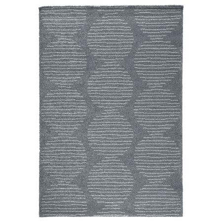 Ковер, длинный ворс ЛИЛЛЕРЭД, серый (160x230 см)
