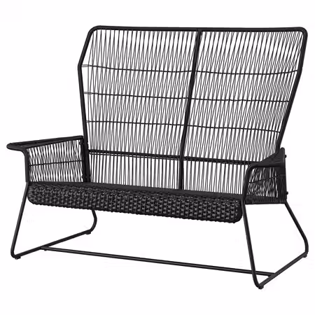 TALLSKÄR 2-местный диван,садовый - антрацит