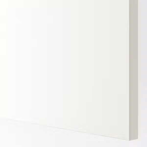 VALLSTENA Накладная панель - белый 39x100 см - схема-чертеж с размерами