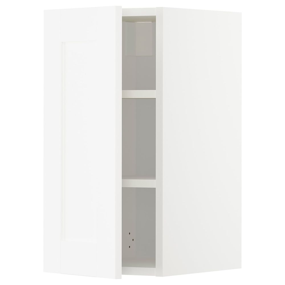 Навесной шкаф с полками, белый/Сэведаль белый 30x60 см IKEA METOD МЕТОД 394.450.05 - фото 1