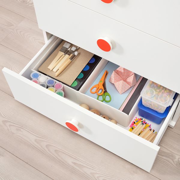 Комод с 3 ящиками, белый, 60x64 см IKEA LÖRDAGSGODISHUS ГОДИХУС 804.334.86 - фото 4