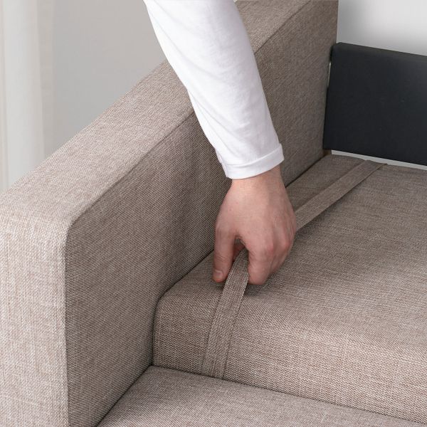 2-местный диван-кровать, Сандсбру бежевый IKEA BÄCKSEDA БЭККСЕДА 404.825.96 - фото 6