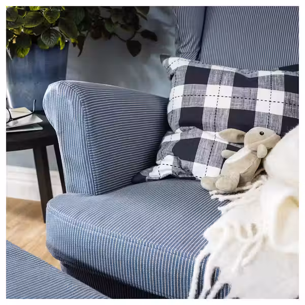 SVAMPFLY СВАМПФЛЮ Чехол на подушку - антрацит 50x50 см - схема-чертеж с размерами