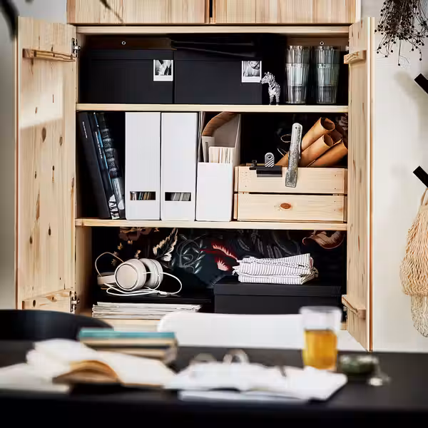 IVAR Шкаф - сосна 80x30x83 см - фото 4