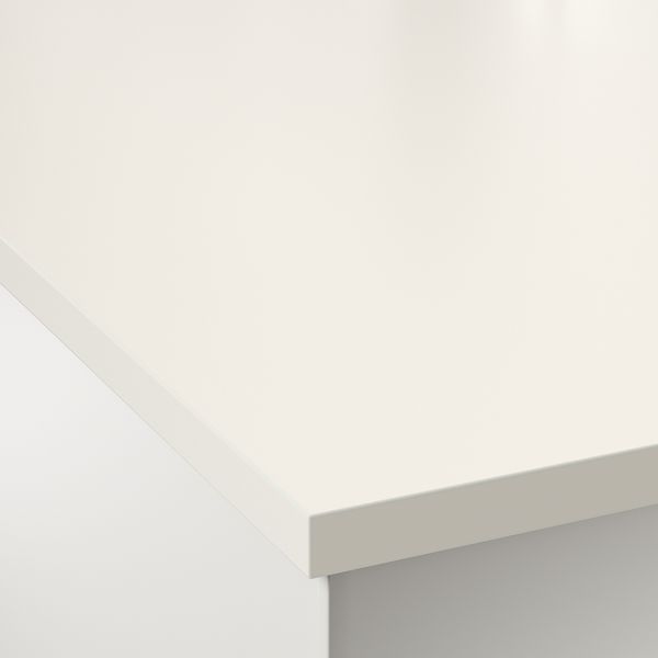 Столешница под заказ, 30-45x2.8 см, белый с оттенком, ламинат IKEA EKBACKEN ЭКБАККЕН 103.454.45 - схема-чертеж с размерами