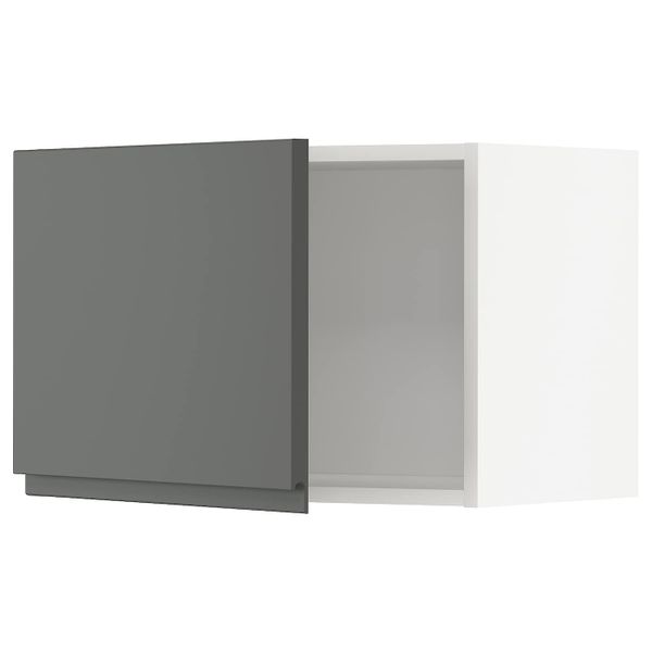 Шкаф навесной, белый/Воксторп темно-серый 60x40 см IKEA METOD МЕТОД 993.100.65 - схема-чертеж с размерами